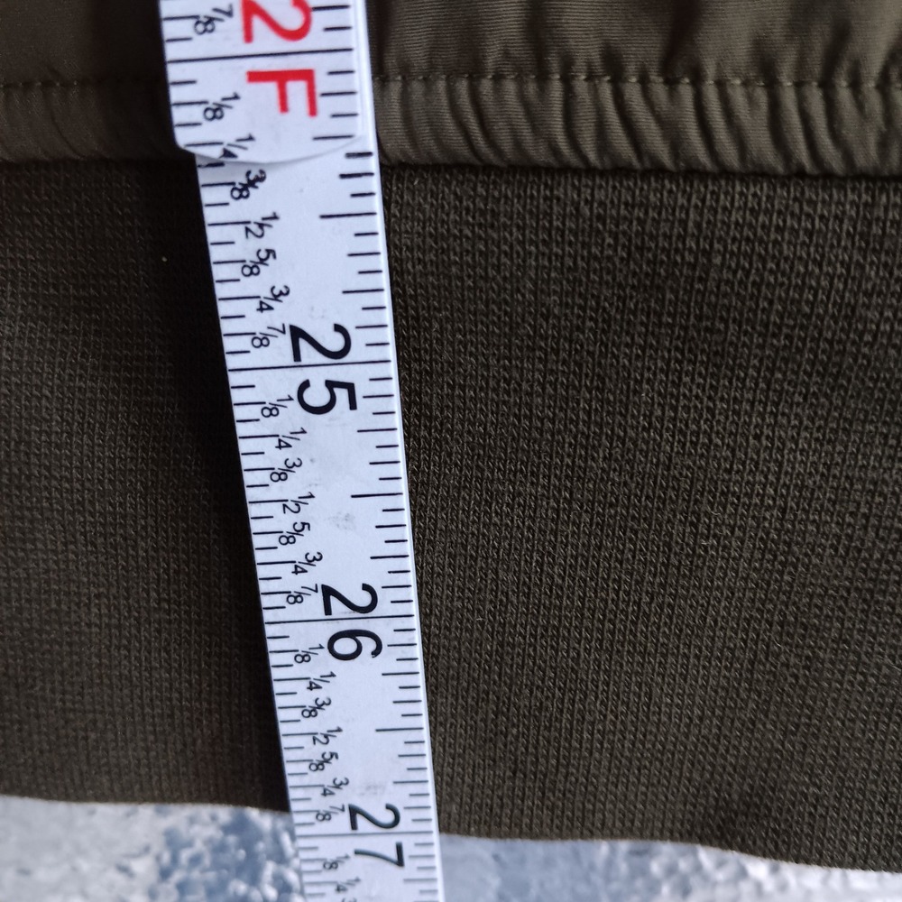 Polo Ralph Lauren Bomber Jacket Mens M Olive Excellent Quilted Hybrid Zip Up - Picture 9 of 10